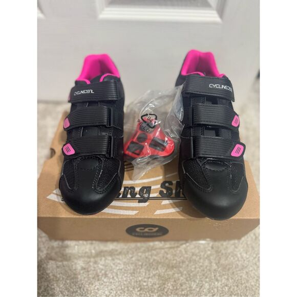 New W/box CyclingDeal Bike Bicycle Women's Cycling Shoes Size EU40 US8.5/9 NWT - Picture 2 of 4